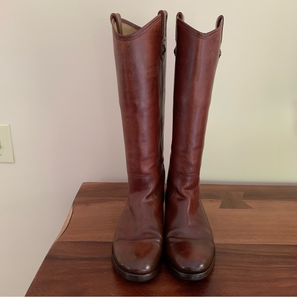 Frye Shoes - Frye Melissa leather riding boots